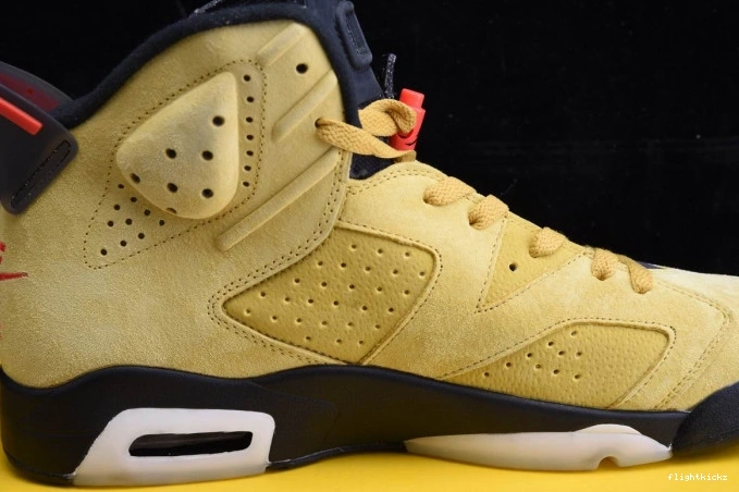 TRAVIS SCOTT AIR JORDAN CN1084-300 X YELLOW 6 0904